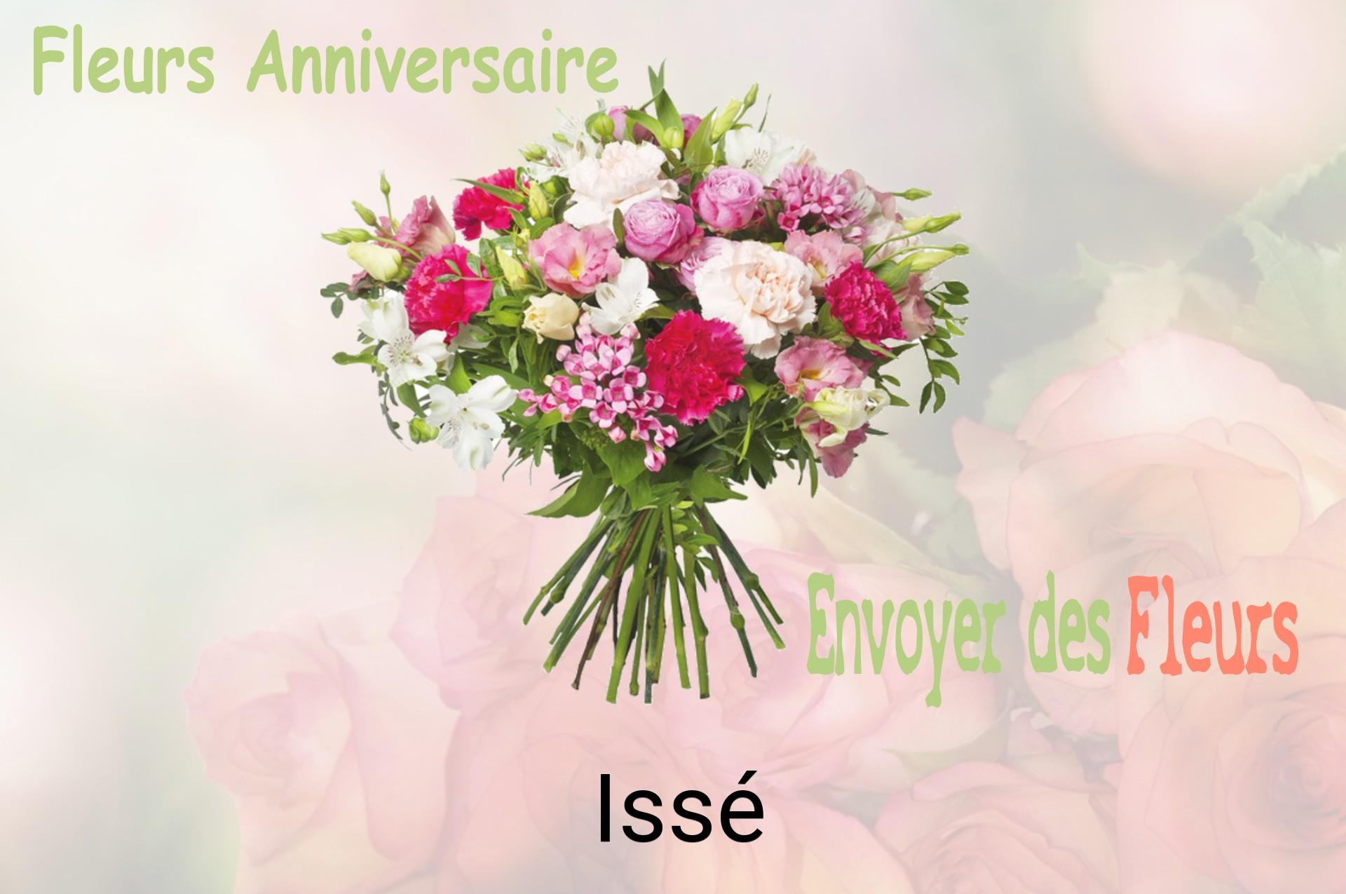 Bouquet de fleurs d’anniversaire livré à Issé